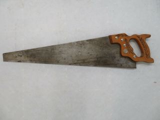 Henry Disston & Sons D 23 Lightweight 8 Point Hand Saw Vintage