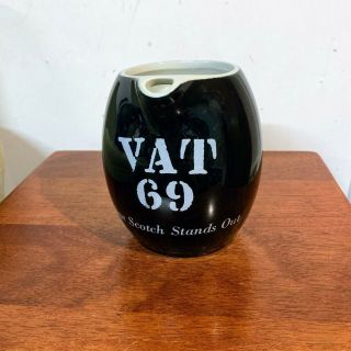 Vintage Vat 69 Scotch Pub Advertising Water/whisky Pitcher