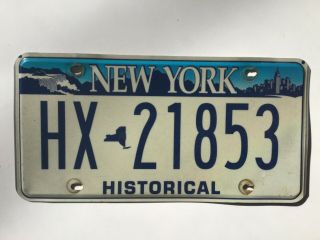 1998 York Historical Vehicle License Plate Tag