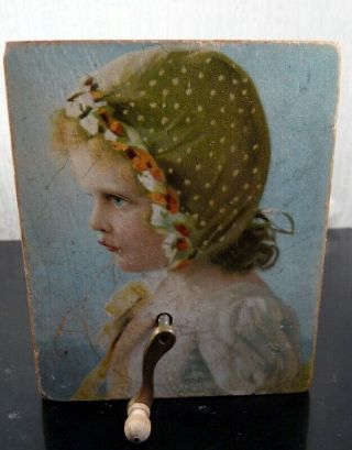 Antique Victorian German Music Box Kid 