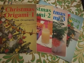 Christmas Origami - 1 - 4 Series Vintage Craft Book