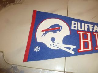 Vtg NFL Football Pennant - Buffalo Bills - 30 