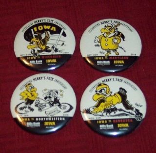 2018 Iowa Hawkeyes Football Pin Pinback Button Herky 
