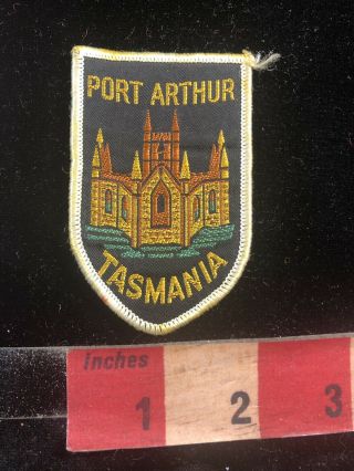 Vintage Port Arthur Tasmania Australia Woven Patch C99k