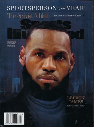 Sports Illustrated December 2020 - Sportsperson Of The Year - Lebron James - Lakers