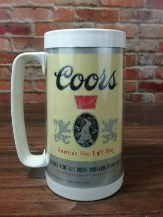 Coors Banquet Beer Vintage Insulated Mug By Thermo - Serv