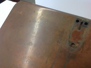 VINTAGE STOVE PARTS Chambers Classic Gas Range Oven Door Panel Antique Copper 3
