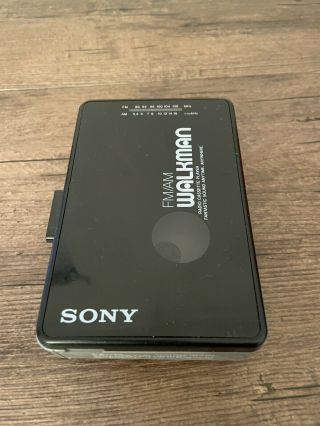 Vintage Sony Fm/am Walkman Radio Cassette Player Not Wm - Af22 Parts