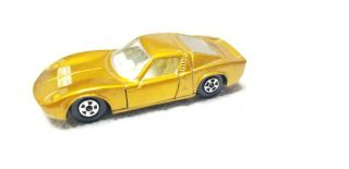 Vintage 1969 Matchbox Lamborghini Miura Gold