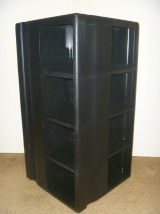 Vintage - Alpha 360 Rotating Cd Media Storage Shelf Tower - 192 Cd Capacity