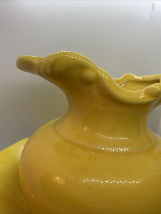 Vintage McCoy Yellow Pitcher and Wash Bowl Set 2