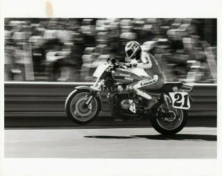 Eddie Lawson Photograph,  Kawasaki Kz1000 Ama Superbike,  1981
