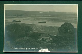 Portchester Creek From Tower No 73,  Vintage Postcard