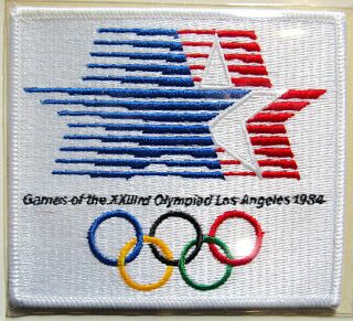 1984 Summer Olympics Xxiii Los Angeles Olympic Games Patch Only Willabee & Ward