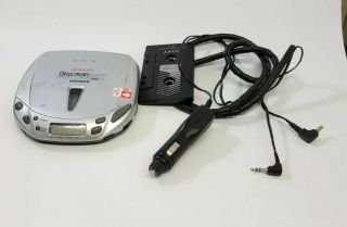 Vintage Sony D - E406ck Esp2 Walkman Discman Cd Player Car Portable Compact Disc