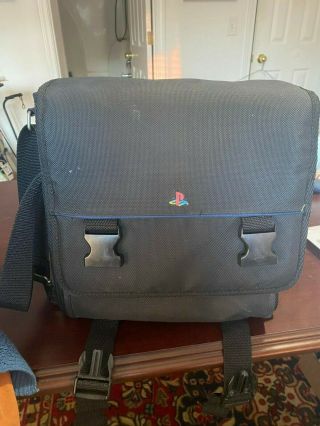 Vintage Official Sony Playstation Ps1/ps2 System/console Carry Case Travel Bag