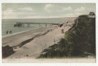 Southbourne Hampshire 942 Fgo Stuart 1907 Vintage Postcard Pier 330c