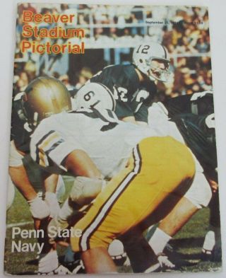 1974 Penn State Nittany Lions Vs.  Navy Football Program 138431