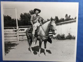 Vintage Roy Rogers 8x10 Photo Western Stars