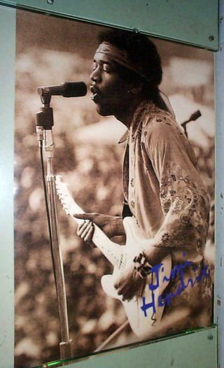 Jimi Hendrix Stage Vintage Poster Only One