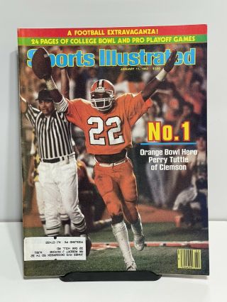 Sports Illustrated January 1982 Perry Tuttle Clemson Tigers -