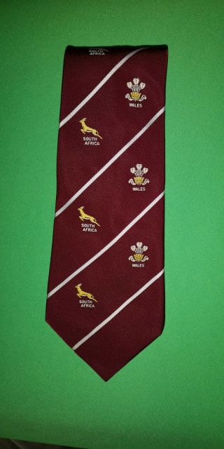 Wales V South Africa Vintage Rugby Union Tie