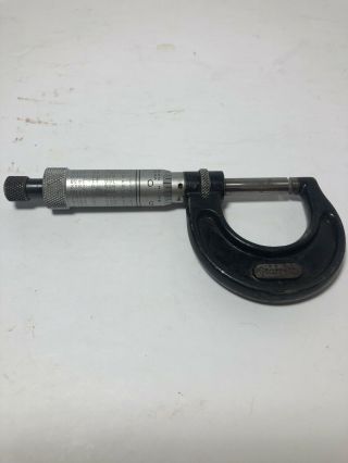 Starrett Micrometer Caliper No.  436 - 1 Great Vintage
