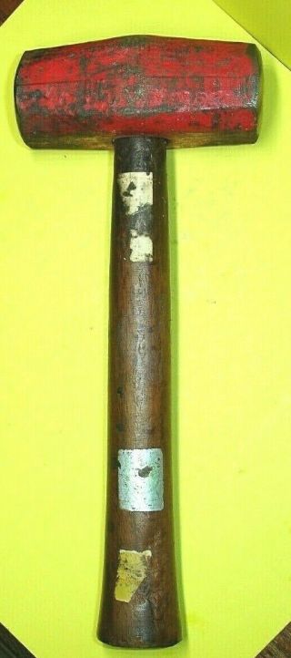 Vintage Japanese 3 1/4 Lb Sledge / Drilling Hammer Marked Royal Japan W/ Handle