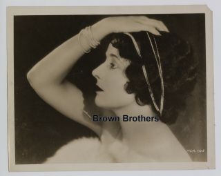 Vintage 1920s Hollywood Silent Film Actress Gertrude Olmsted Elegant Photo - Bb