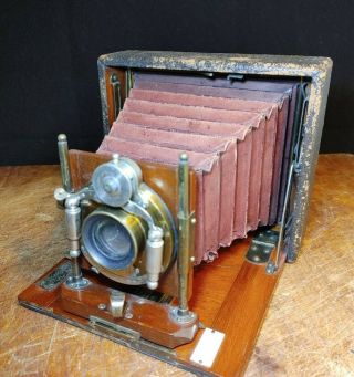 Antique Rochester Optical Company Early Camera Co.  Company Busch & Lomb Unicum