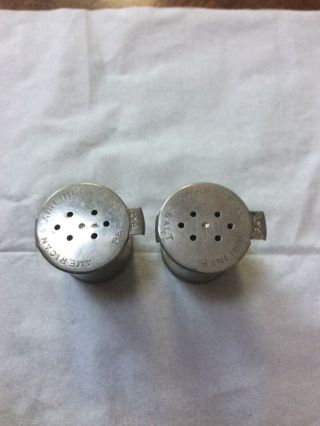 Vintage American Airlines First Class Salt And Pepper Shakers