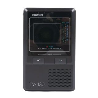 Vintage Casio 2 - Inch Lcd Analog Pocket Color Television; Model Tv - 430