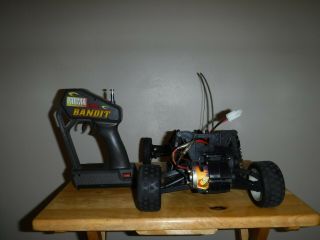 Vintage Traxxas Bandit Rc Car Truck Rtr With Radio Electronics Rustler Stampede