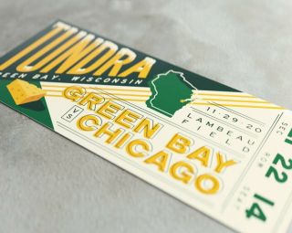 Rare Ticket Stub For Packers Vs Bears Nov.  29,  2020.  Packers 100th Win (1of61)
