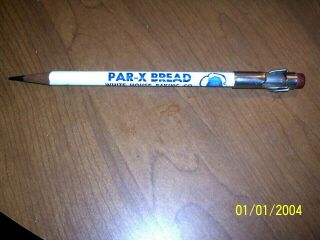 Par - X Bread White House Baking Co.  Vintage Advertising Giant Wood Pencil