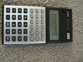 Vintage Casio Fx - 82 Calculator - 1980
