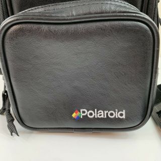 Vintage Polaroid Camera Bag Carrying Case With 2 Zip Compartments And Strap EUC 2