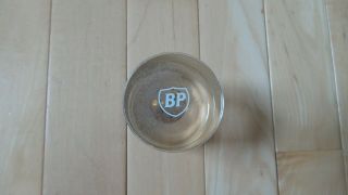 Vintage Bp British Petroleum Oil Co North Sea Drop Of Oil In Acrylic Oil Drum