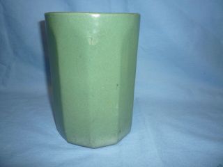 Vintage Pottery Vase Jar Utensil Holder Paint Brush Holder 2