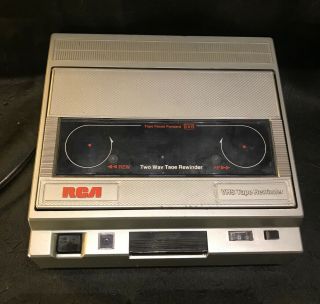 Vintage RCA Two Way VHS Tape Rewinder Video Cassette VCR 2