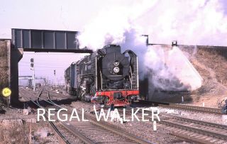 35mm Cr China Chinese Railway Slide Steam Locos Qjs Hunhe Junction 1988