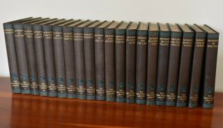 Full Set Of Antique Punch Books - The Punch Library 20 Volumes