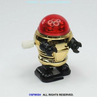Vintage Tomy Wind Up Rascal Robot Space Red Gold China Version