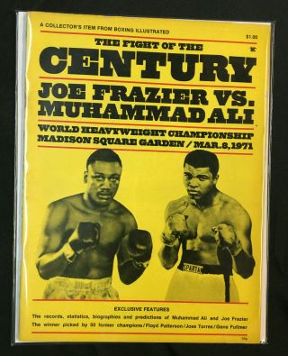 Fight Of The Century Joe Frazier,  Muhammad Ali Special From Boxing Illustrated