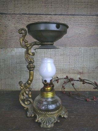 Antique Vapo Cresolene Oil Lamp Cure All Medical Device Miniature Complete 1889
