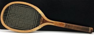 Antique Vintage Tennis Raquet Wright & Ditson Sears Wood Handle Rare