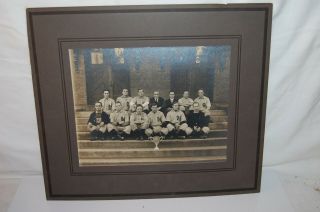 Antique Cabinet Photo Baseball Team W/ Trophy Orange,  Mass.  Peels