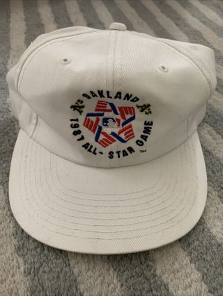Vintage Oakland Athletics As 1987 All Star Game Mlb Baseball Snapback Hat
