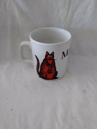 B Kliban Momcat Vintage Coffee Mug Momcat.  Kiln Craft England Signed