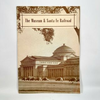 1941 Santa Fe Miniature Railroad & Museum Souvenir Booklet Chicago Illinois